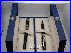 Waterman Rhapsody Mineral Blue Fountain, Ballpoint, Fine Point Pen Set