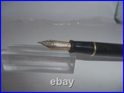 Waterman Vintage Gold Cap Lever Fill Fountain Pen-flexible extra fine point