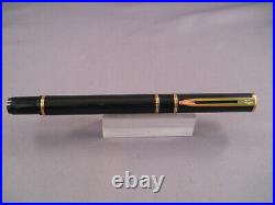 Waterman Vintage Laureat Black Fountain Pen-fine point-with converter