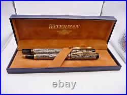 Waterman Vintage Le Man Cavier Fountain Pen Set- l8k fine point