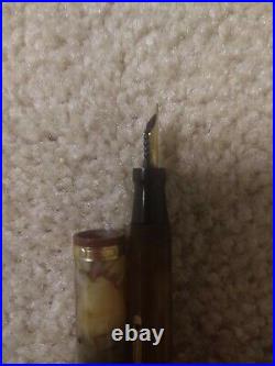 Waterman lady Patrician Onyx 14k Fine Point Nib Fountain Pen, Made in USA