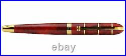 Xezo Eternal Flame Fiery Red Rollerball Pen, Fine Point. 18k Gold Pl. SHOWROOM