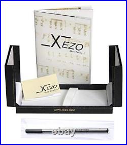 Xezo Maestro Fine Point Rollerball Pen, Iridescent Paua Sea Shell with 18 Kar