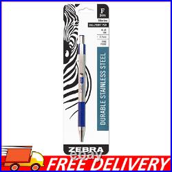 Zebra Pen F-301 Retractable Ballpoint Pen, Fine Point, 0.7Mm, Blue Ink